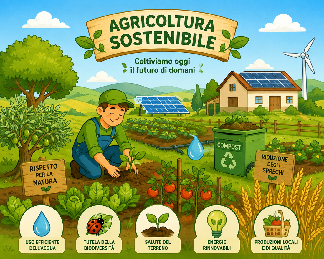 Agricoltura sostenibile: il futuro nasce dalla cura della terra